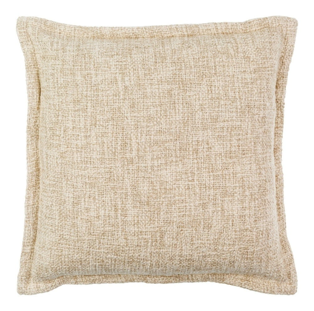 Bowen Woven Cushion 51x51cm - Cream Keiichi 1