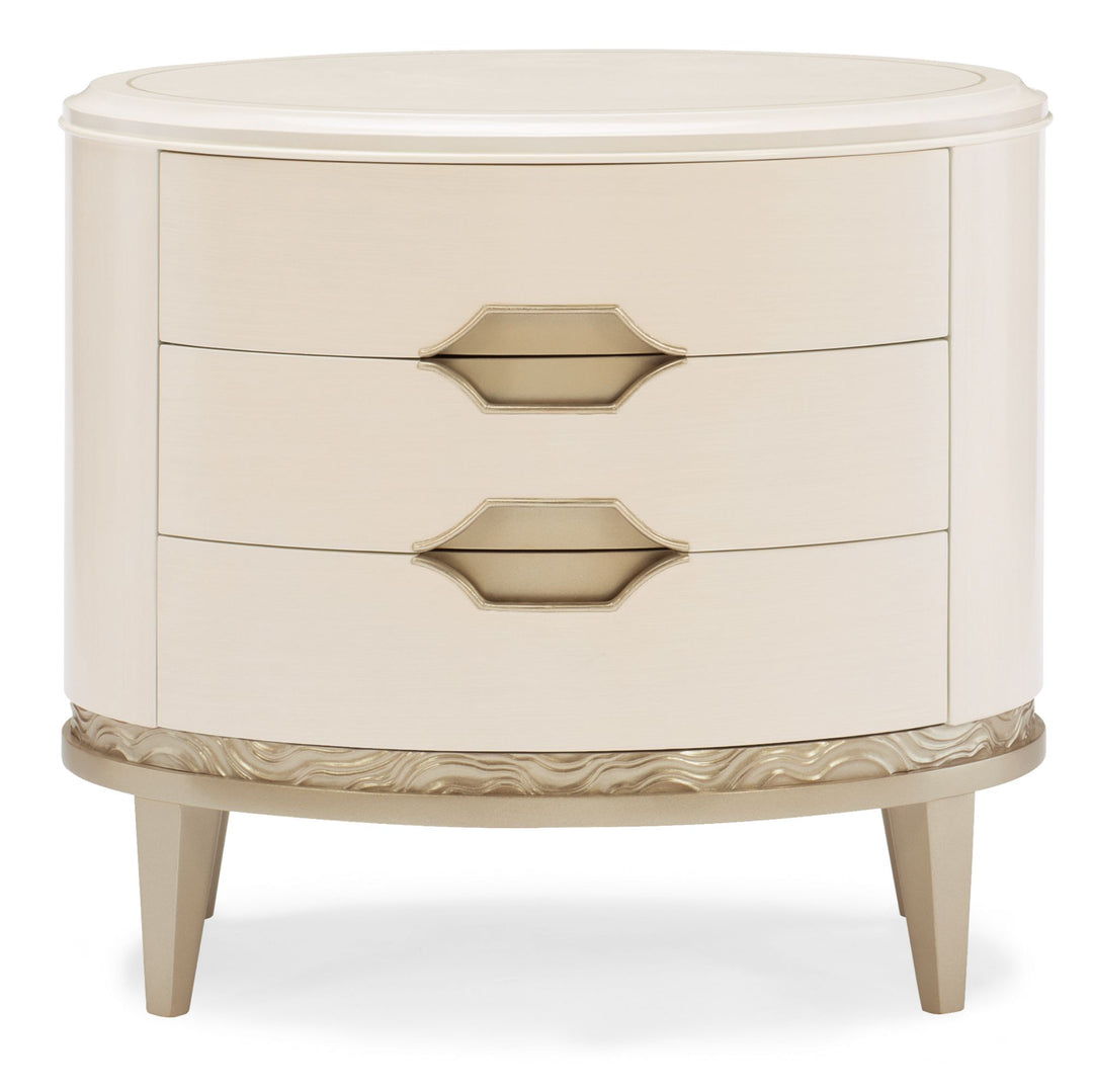 Adela 3 Drawer Bedside Table Caracole 1