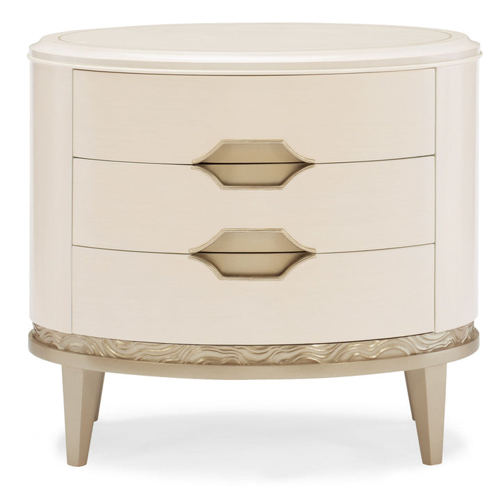 Adela 3 Drawer Bedside Table Caracole 1