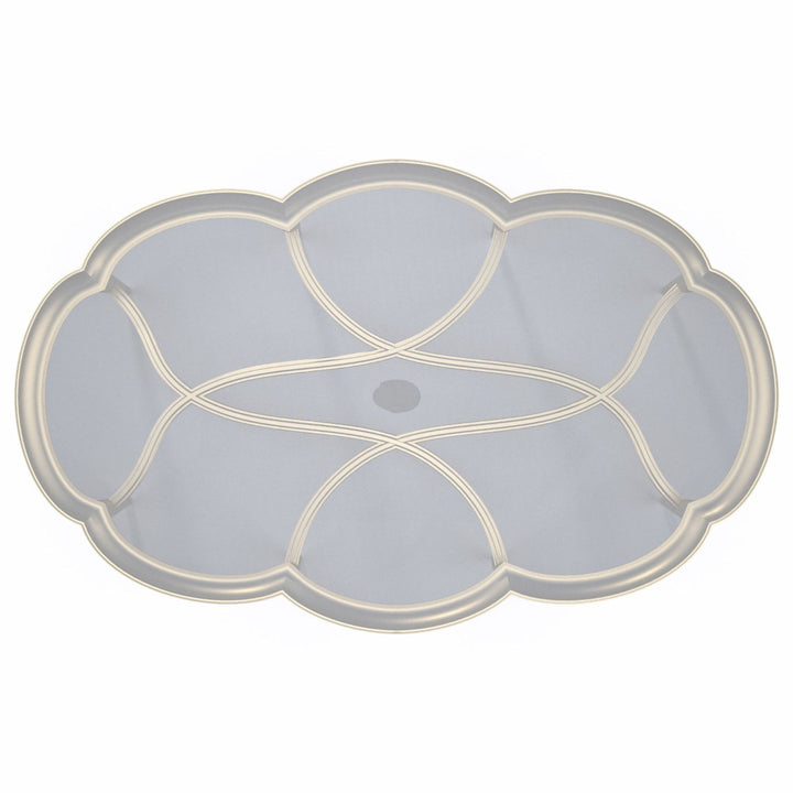 Lillian Oval Coffee Table Caracole 5