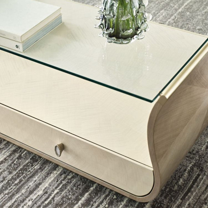 Lillian Rectangle Coffee Table Caracole 3