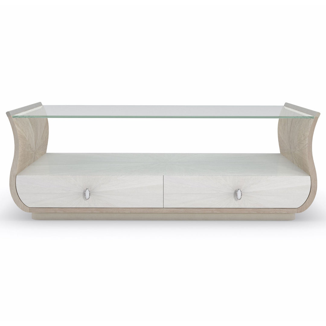 Lillian Rectangle Coffee Table Caracole 1