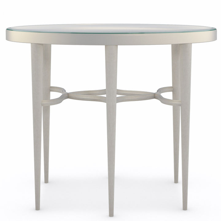 Lillian Oval End Table Caracole 1