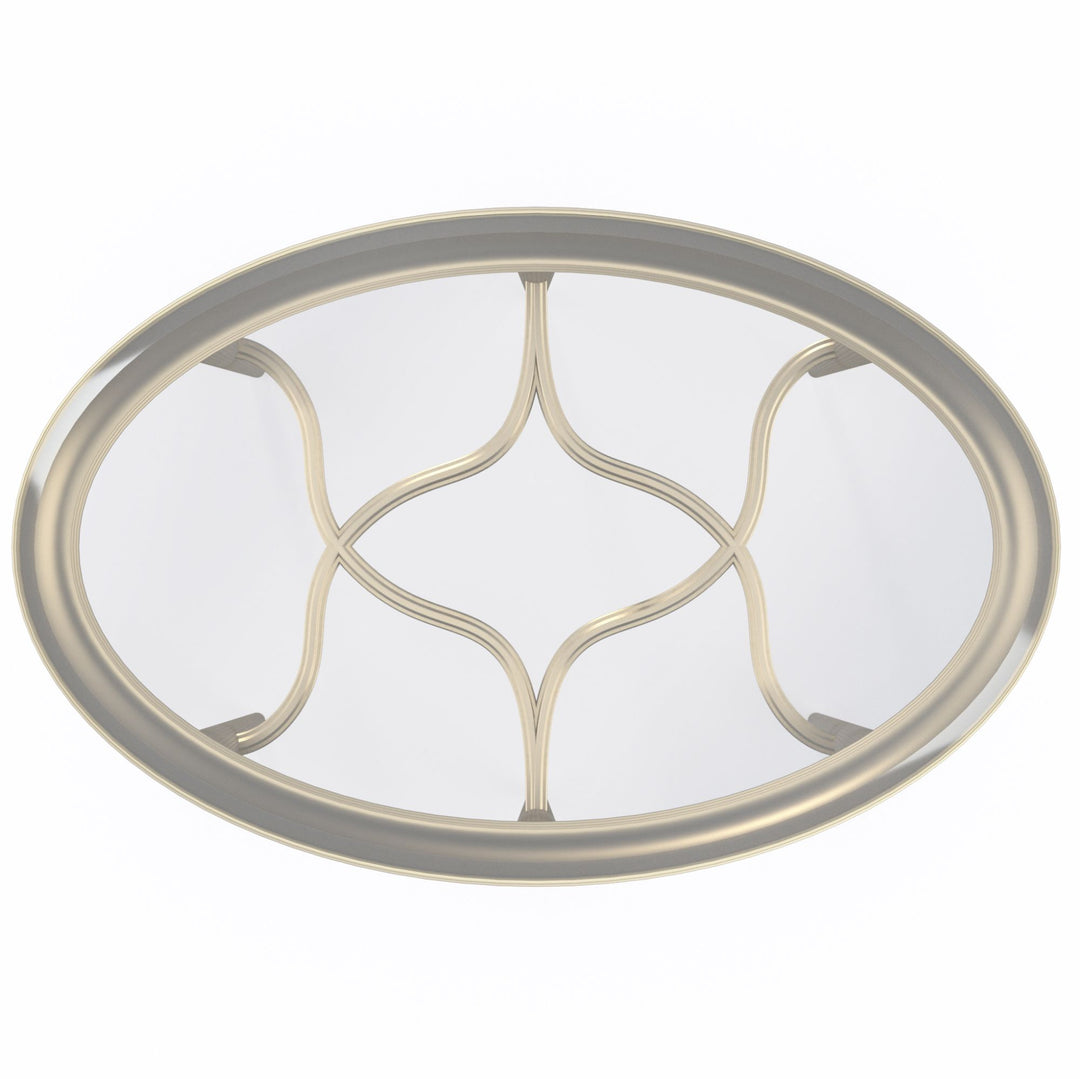 Lillian Oval End Table Caracole 4