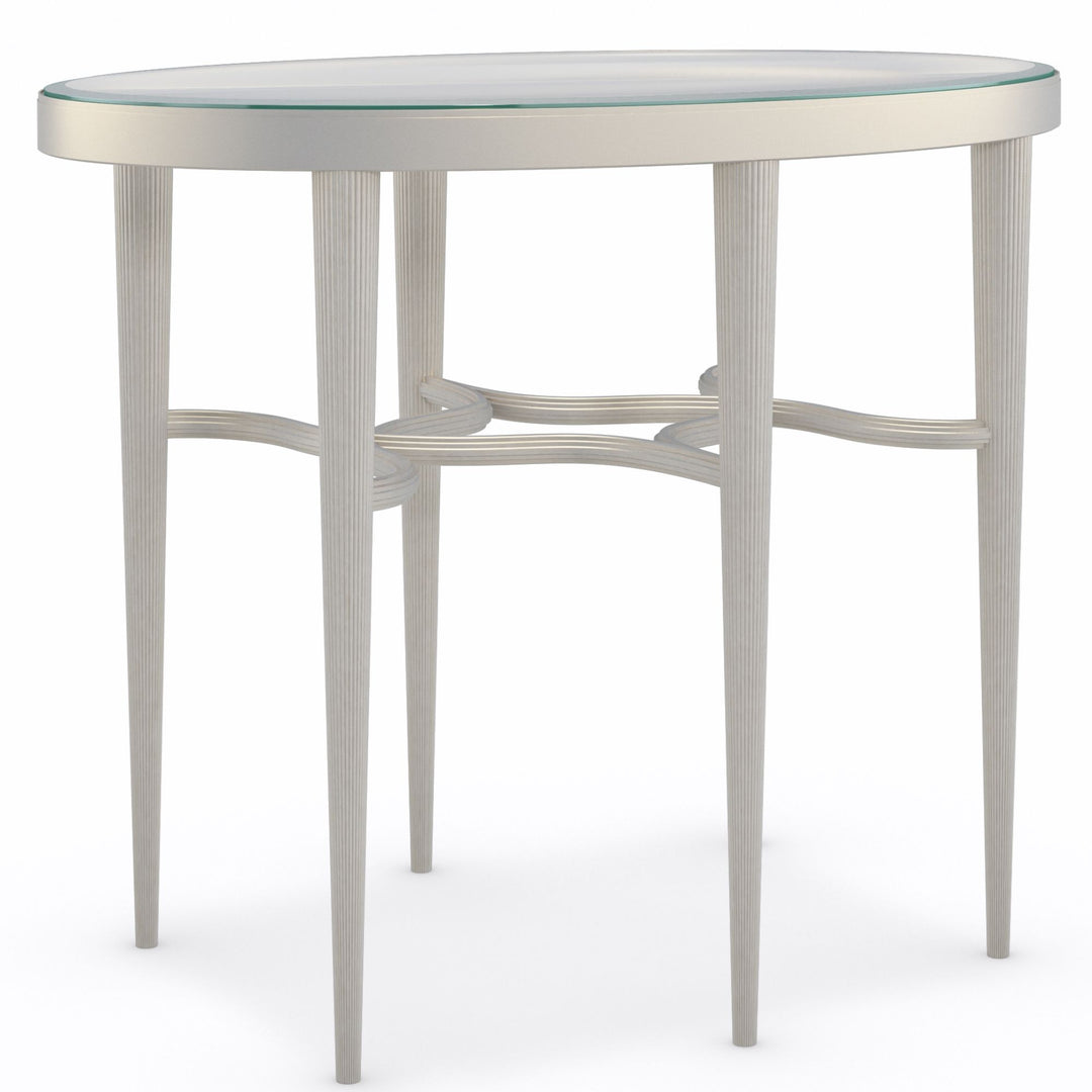 Lillian Oval End Table Caracole 3