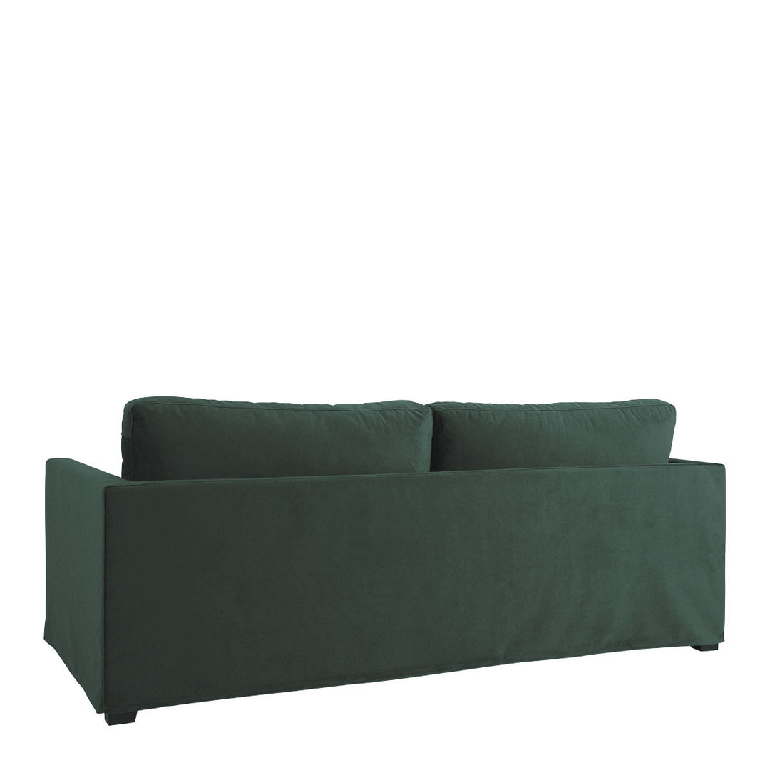 Angie Cotton Velvet Sofa - Forest Green