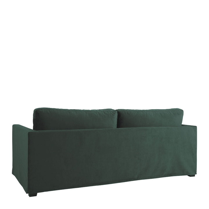 Angie Cotton Velvet Sofa - Forest Green
