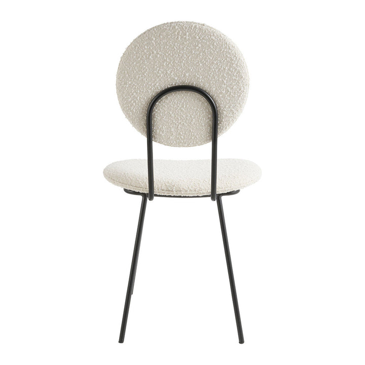 Colette Set of 2 Dining Chairs - Cream Boucle