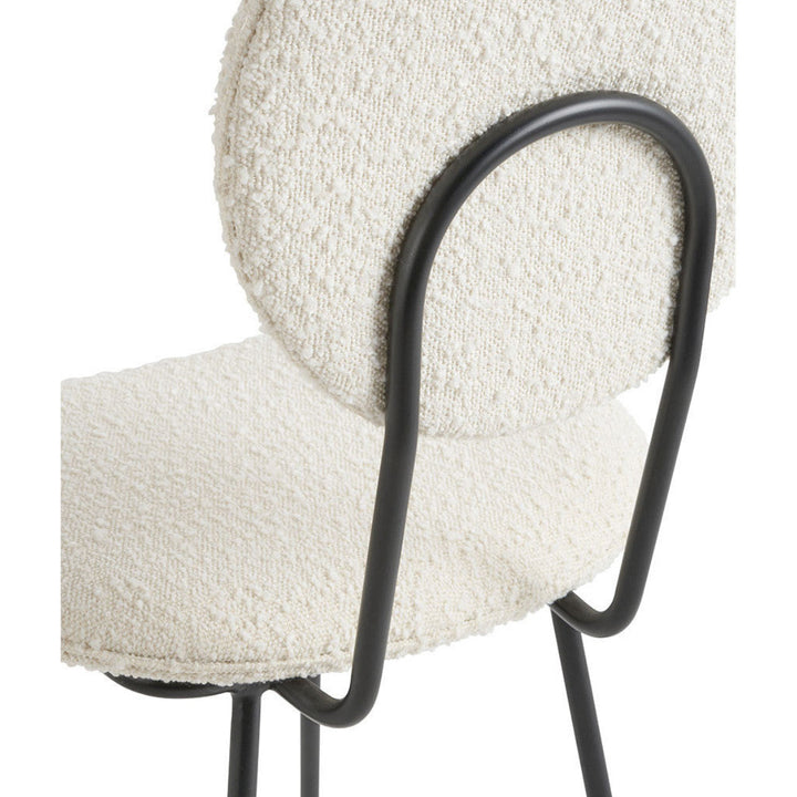 Colette Set of 2 Dining Chairs - Cream Boucle
