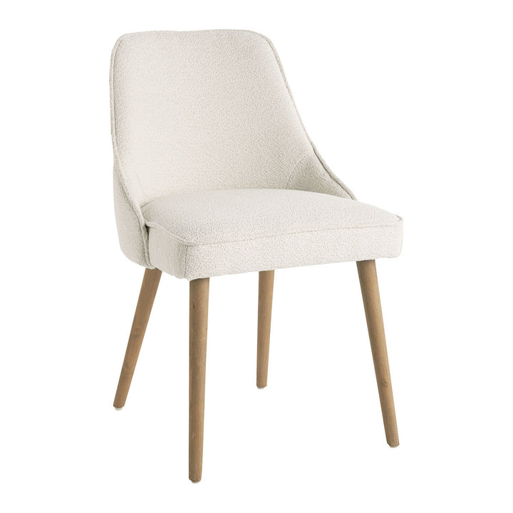 Marcus Set of 2 Dining Chairs - Cream Boucle