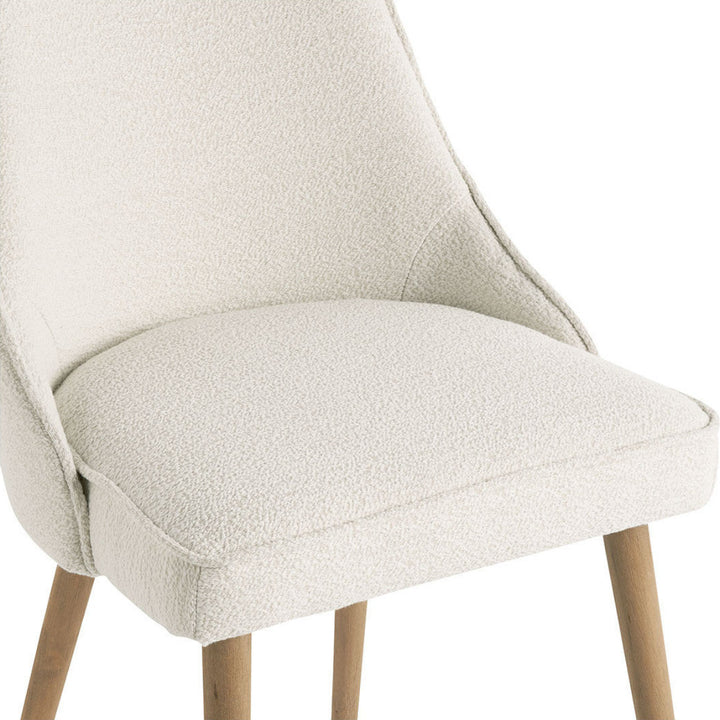 Marcus Set of 2 Dining Chairs - Cream Boucle