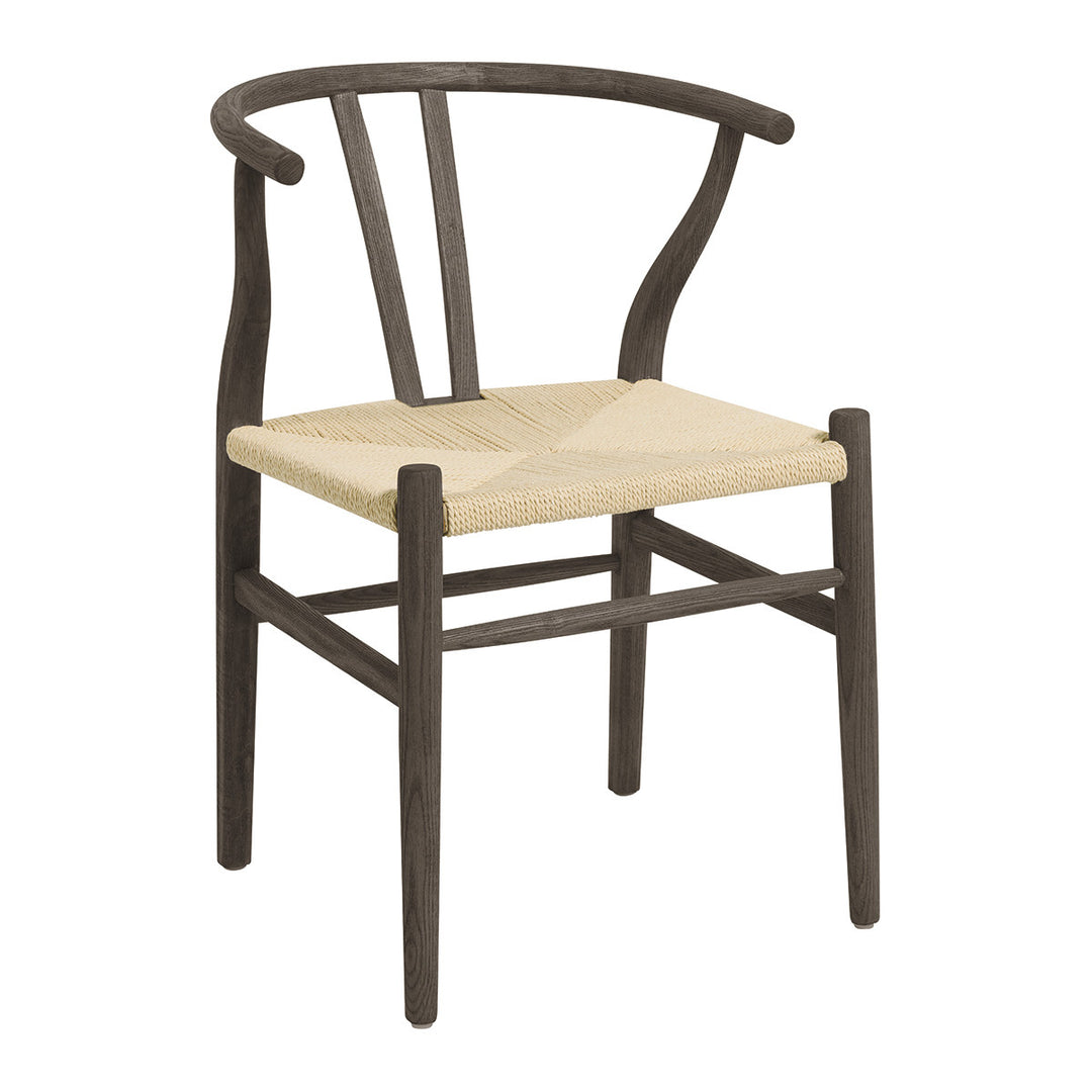 Njord Set of 2 Ash Wood Dining Chairs - Espresso