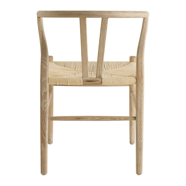 Njord Set of 2 Ash Wood Dining Chairs - Bleached