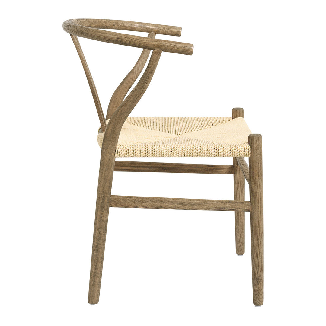 Njord Set of 2 Ash Wood Dining Chairs - Natural