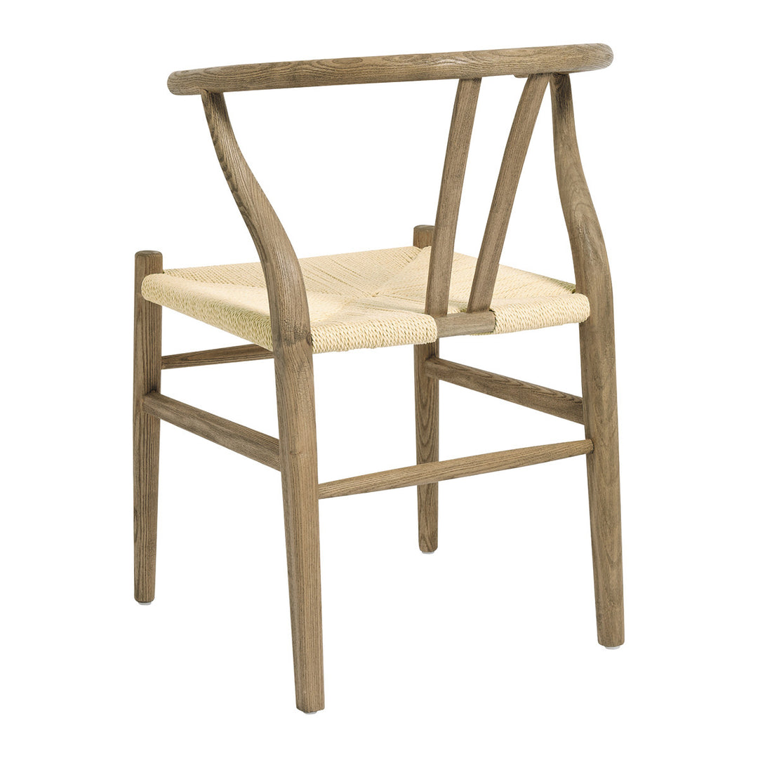 Njord Set of 2 Ash Wood Dining Chairs - Natural