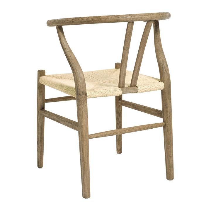 Njord Set of 2 Ash Wood Dining Chairs - Natural