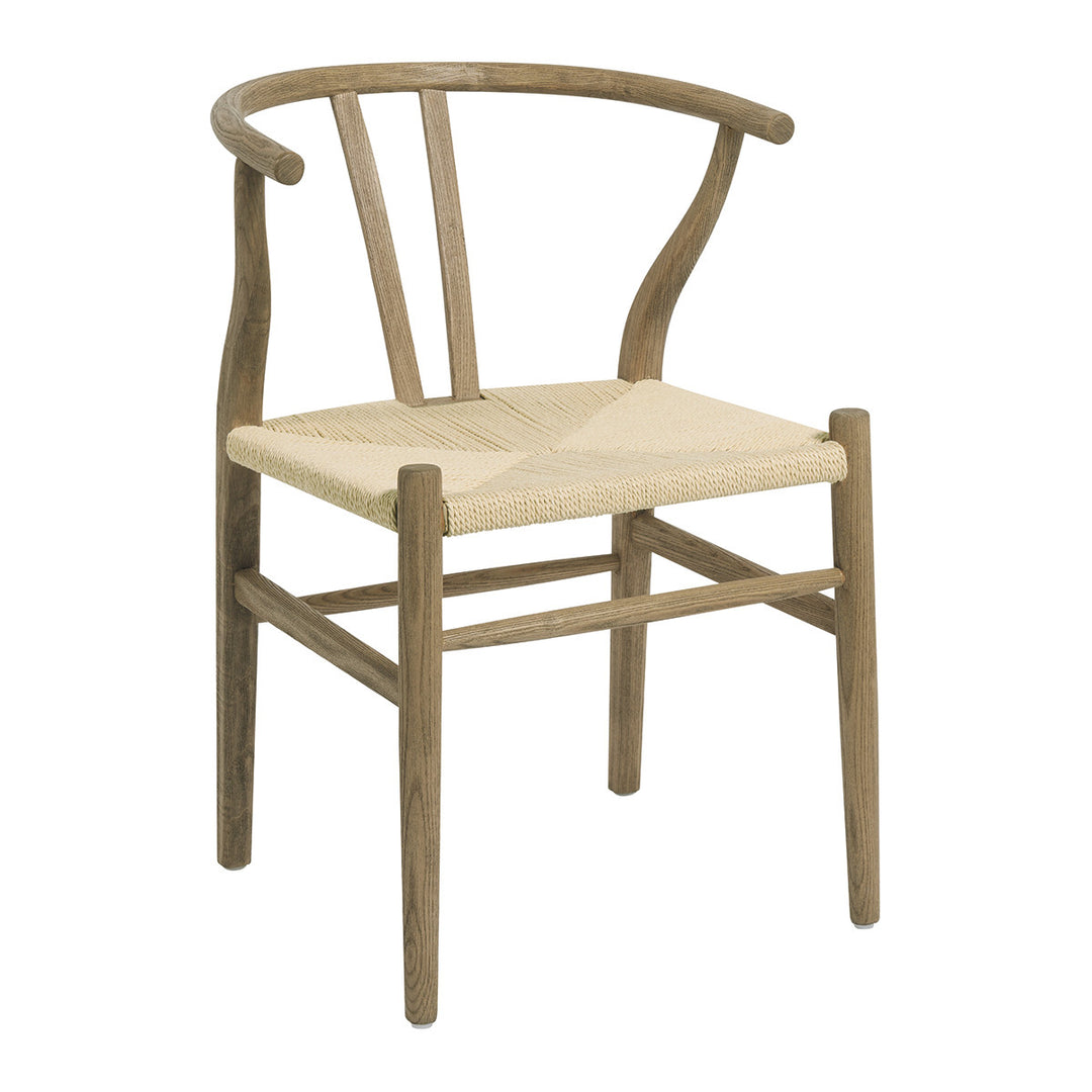 Njord Set of 2 Ash Wood Dining Chairs - Natural