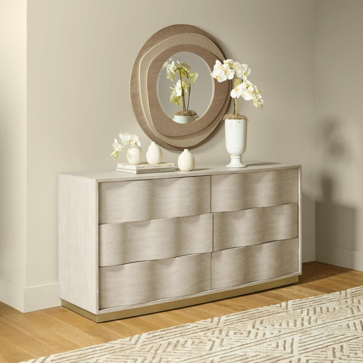 Coastal Breeze Round Mirror 4.445x86.36cm