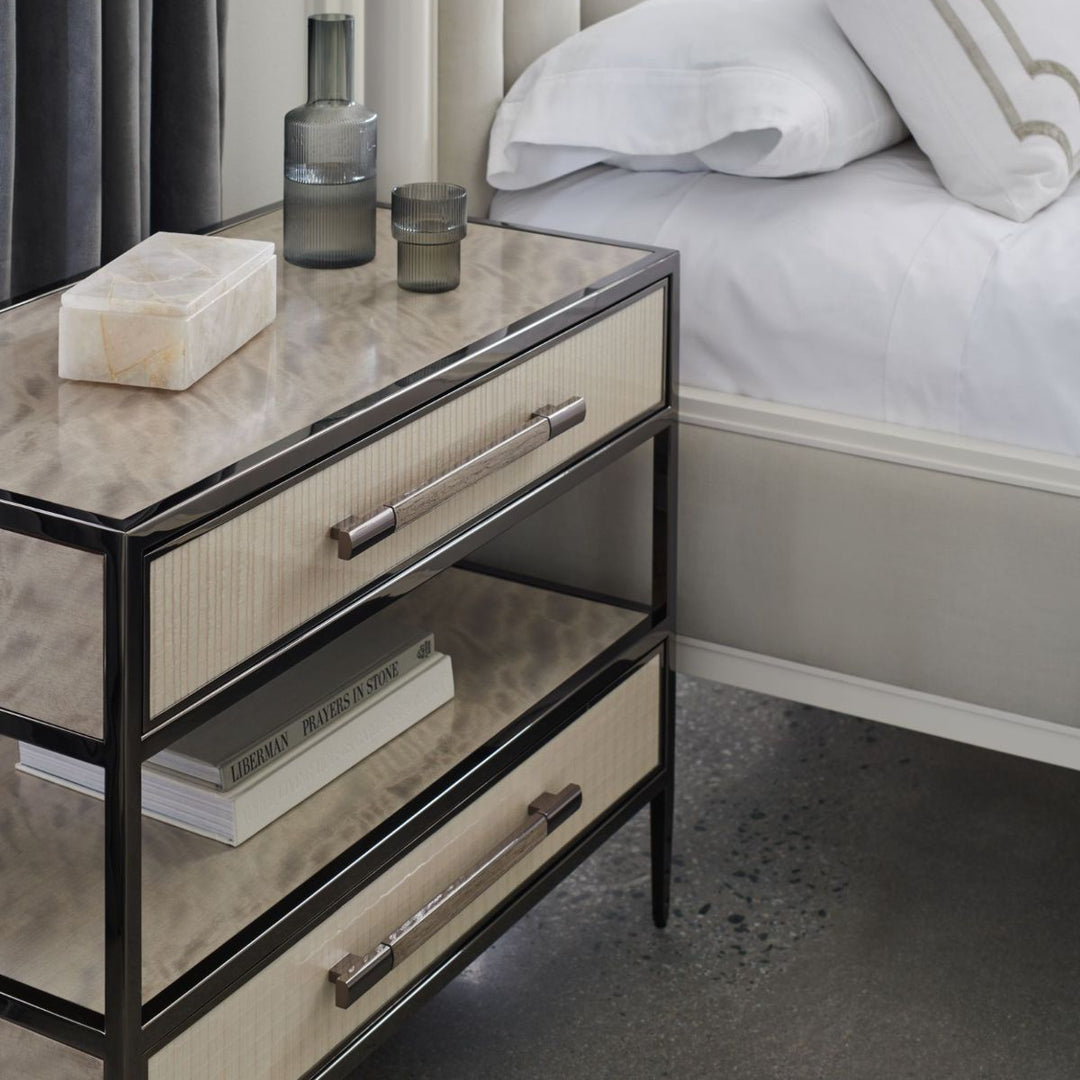 Dual Impressions Bedside Table Caracole 2