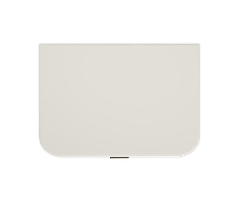 True Love 2 Drawer Small Bedside Table - Matte Pearl Caracole 3