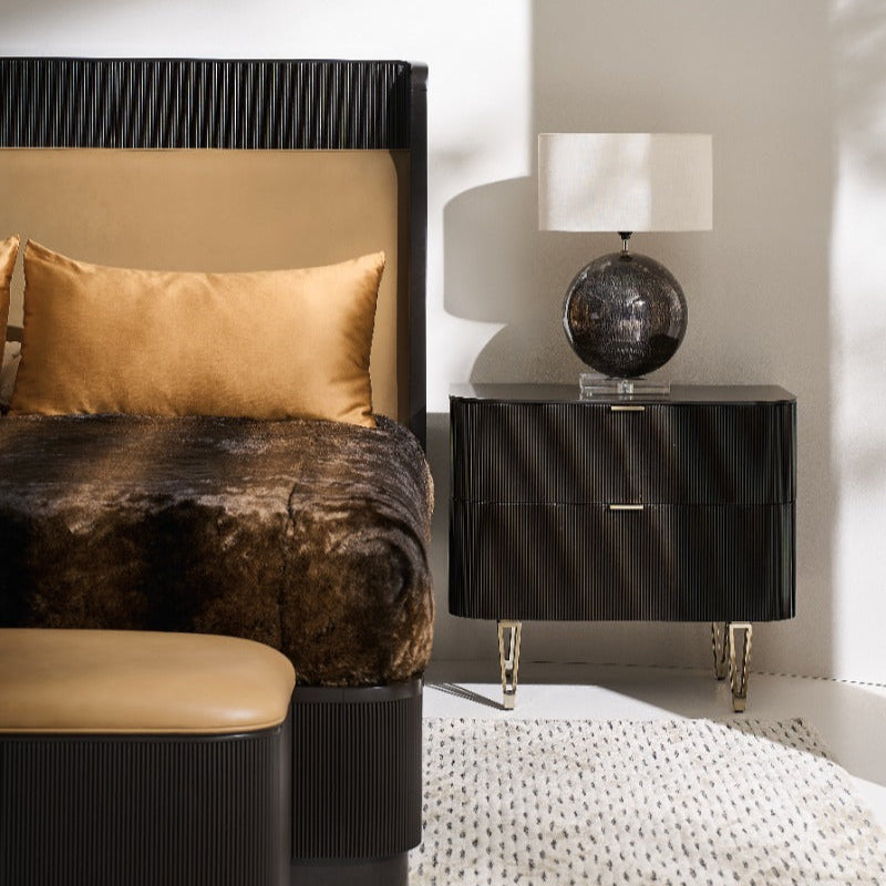 True Love Bedside Table - Chocolate Caracole 2