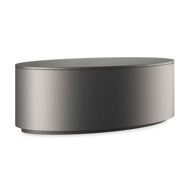 Adele Oval Coffee Table Caracole 1