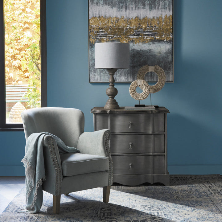 Claude Velvet Armchair - Sage