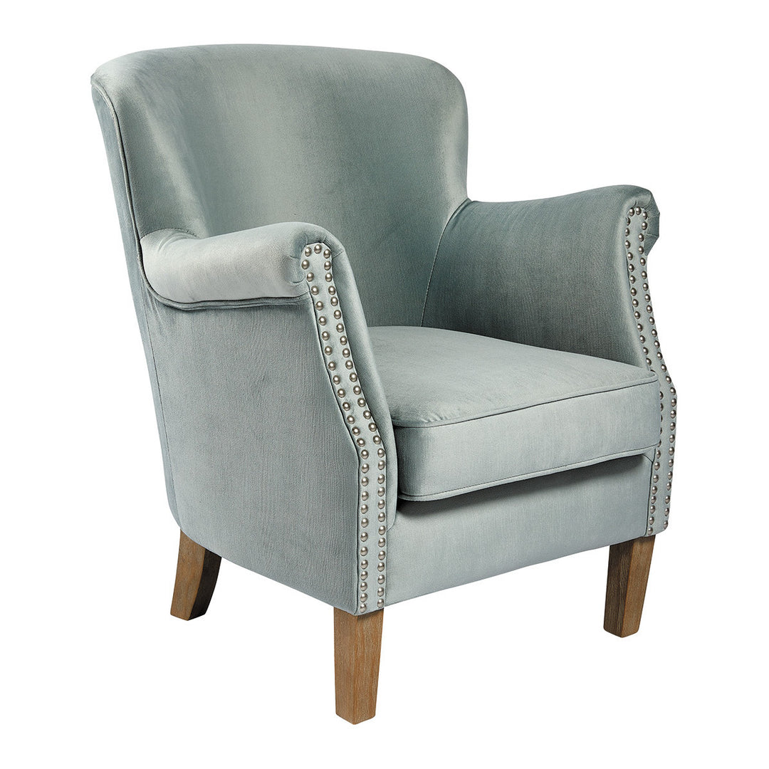 Claude Velvet Armchair - Sage