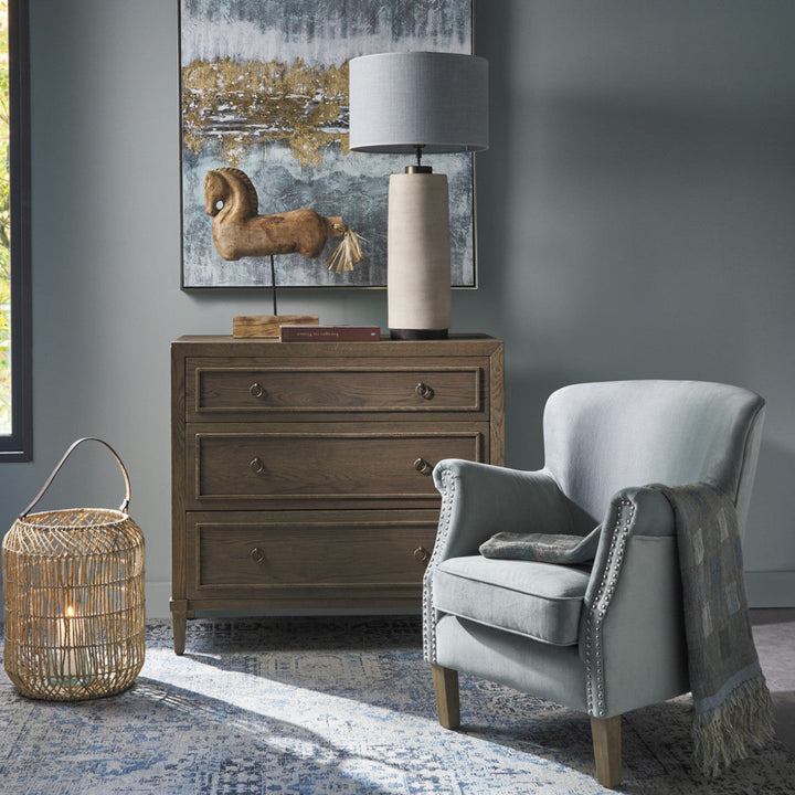 Claude Velvet Armchair - Sage