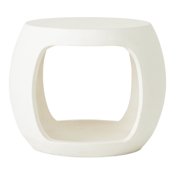 Camber Cut Out Coffee Table - White