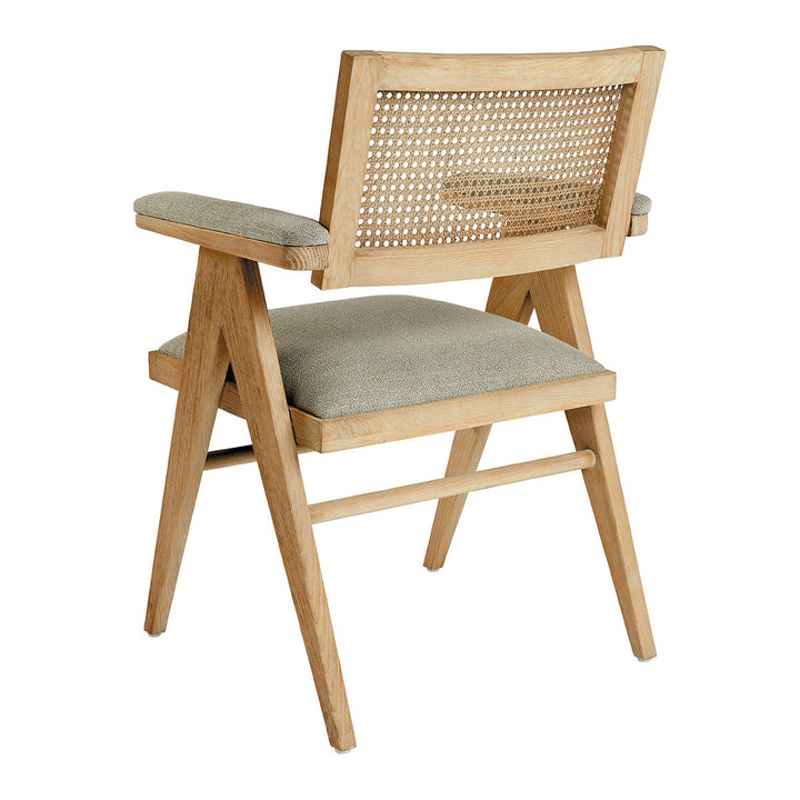 Colby Ash Armchair - Beige Linen