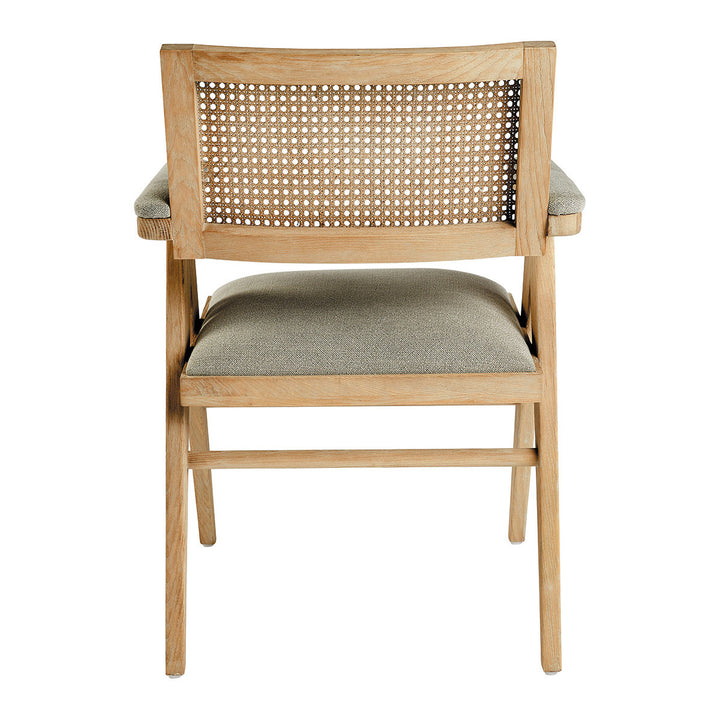 Colby Ash Armchair - Beige Linen