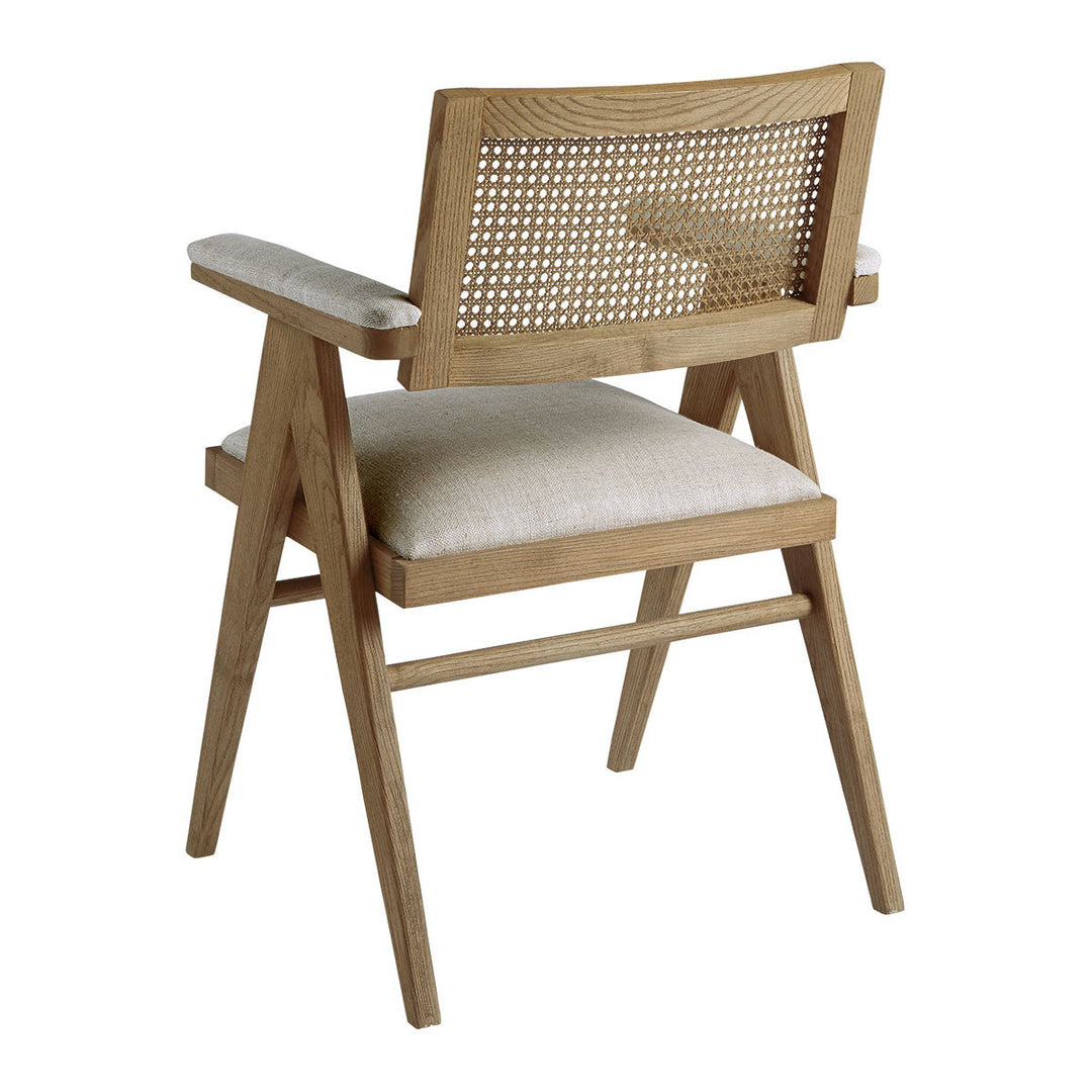 Colby Ash Armchair - Ecru Linen