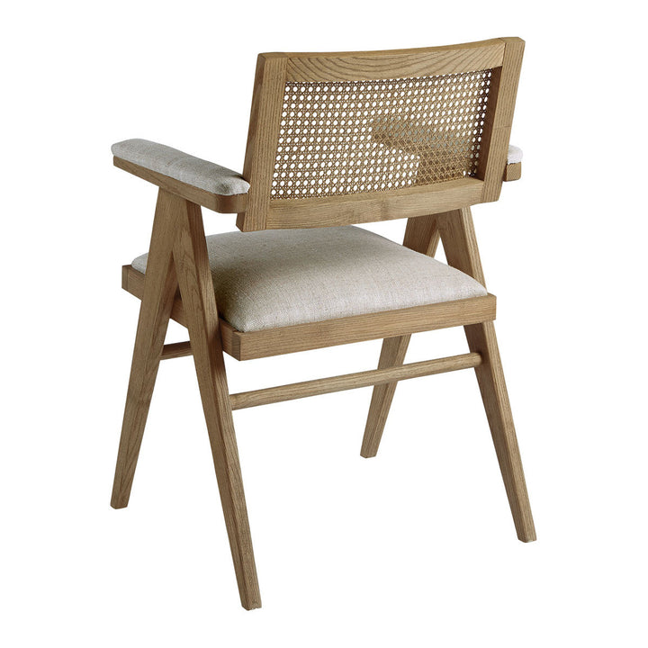 Colby Ash Armchair - Ecru Linen