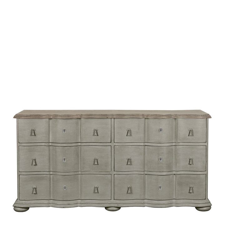 Carlotta Large Chest Of Drawers - Stone