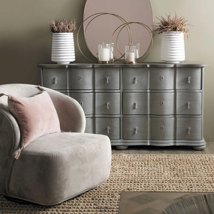 Carlotta Large Chest Of Drawers - Stone