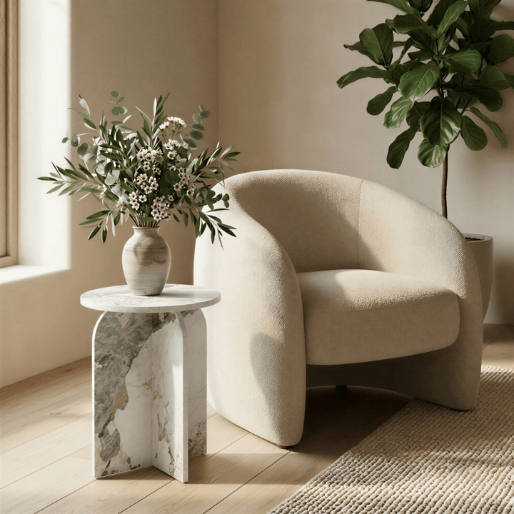 Arco Round Side Table - Pandora