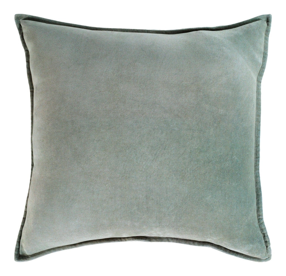 Cotton Velvet Cushion 51x51cm - Sage Keiichi 1