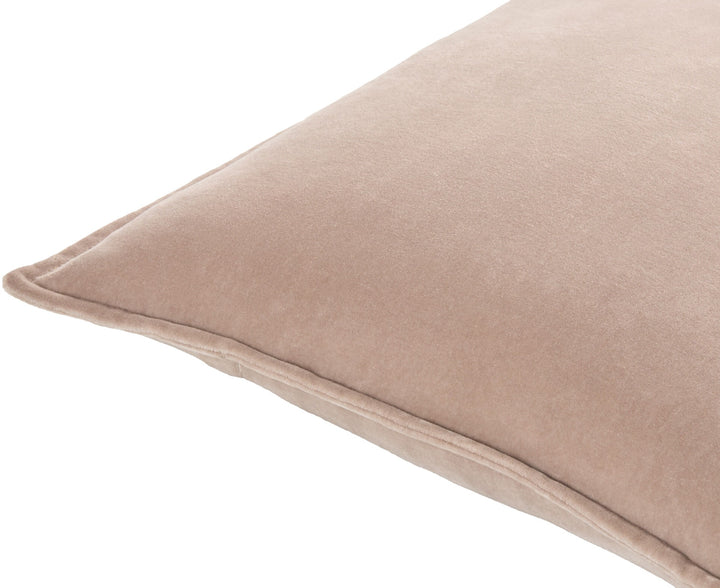 Cotton Velvet Cushion 51x51cm - Dusky Rose Keiichi 3
