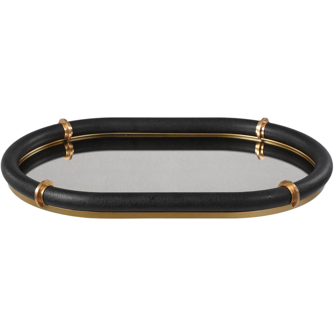 Cyprus Black Oval Tray