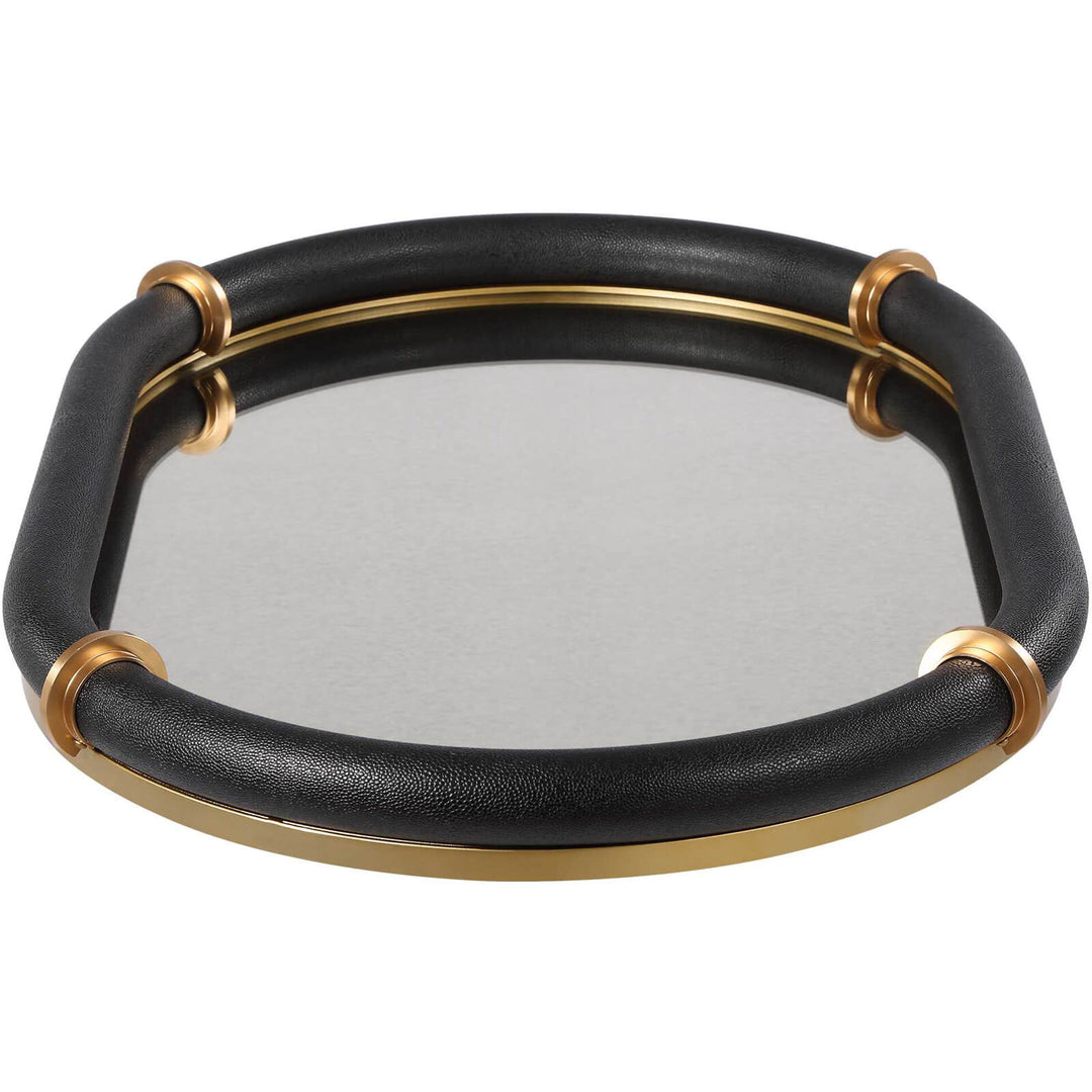 Cyprus Black Oval Tray