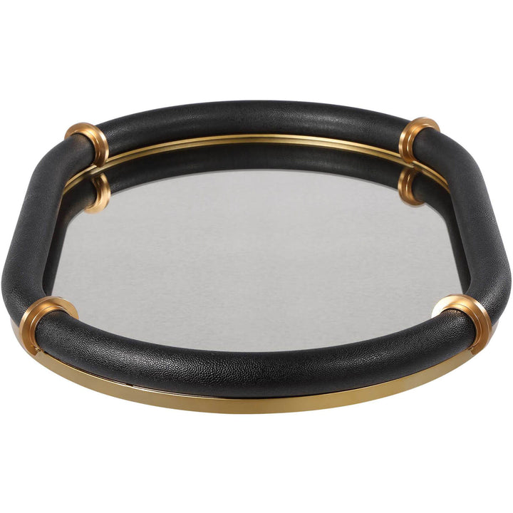 Cyprus Black Oval Tray