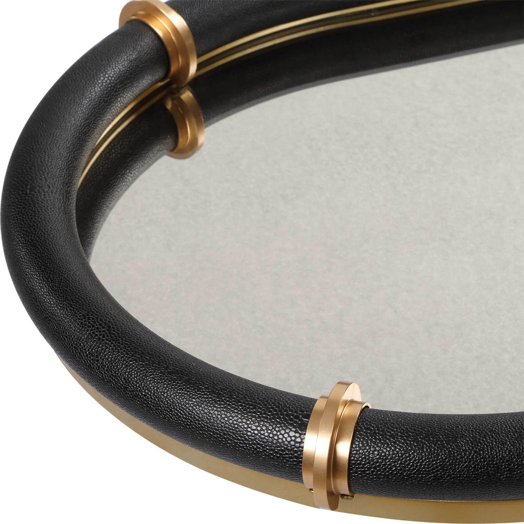 Cyprus Black Oval Tray