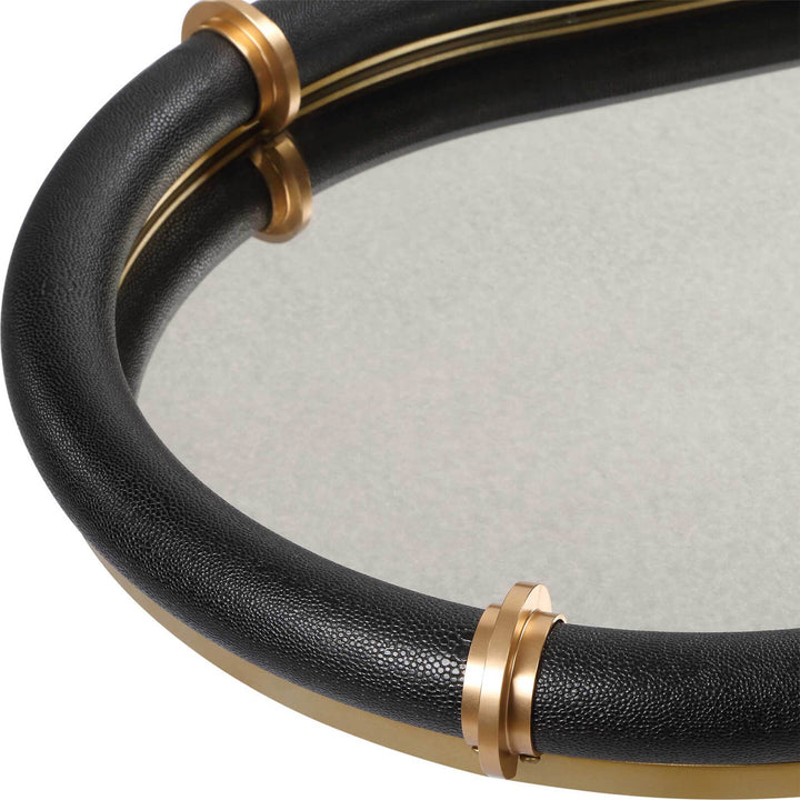 Cyprus Black Oval Tray