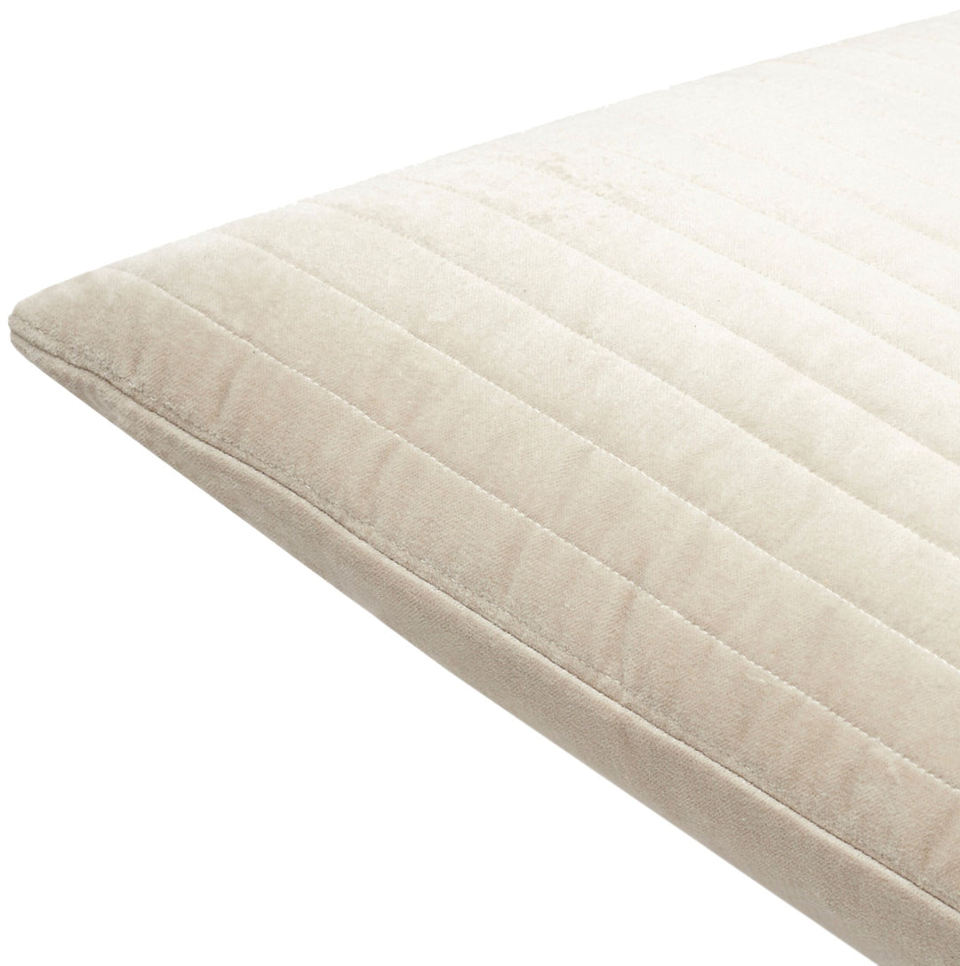 Digby Velvet Cushion 51x51cm - Oatmeal Keiichi 3