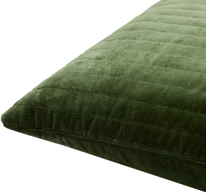 Digby Velvet Cushion 51x51cm - Forest Green Keiichi 3