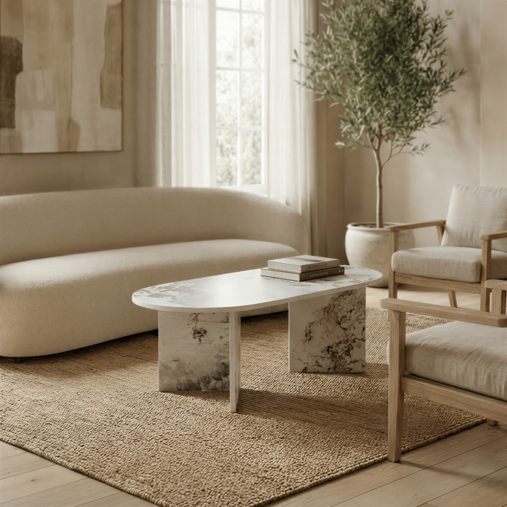 Aura Oval Coffee Table - Pandora