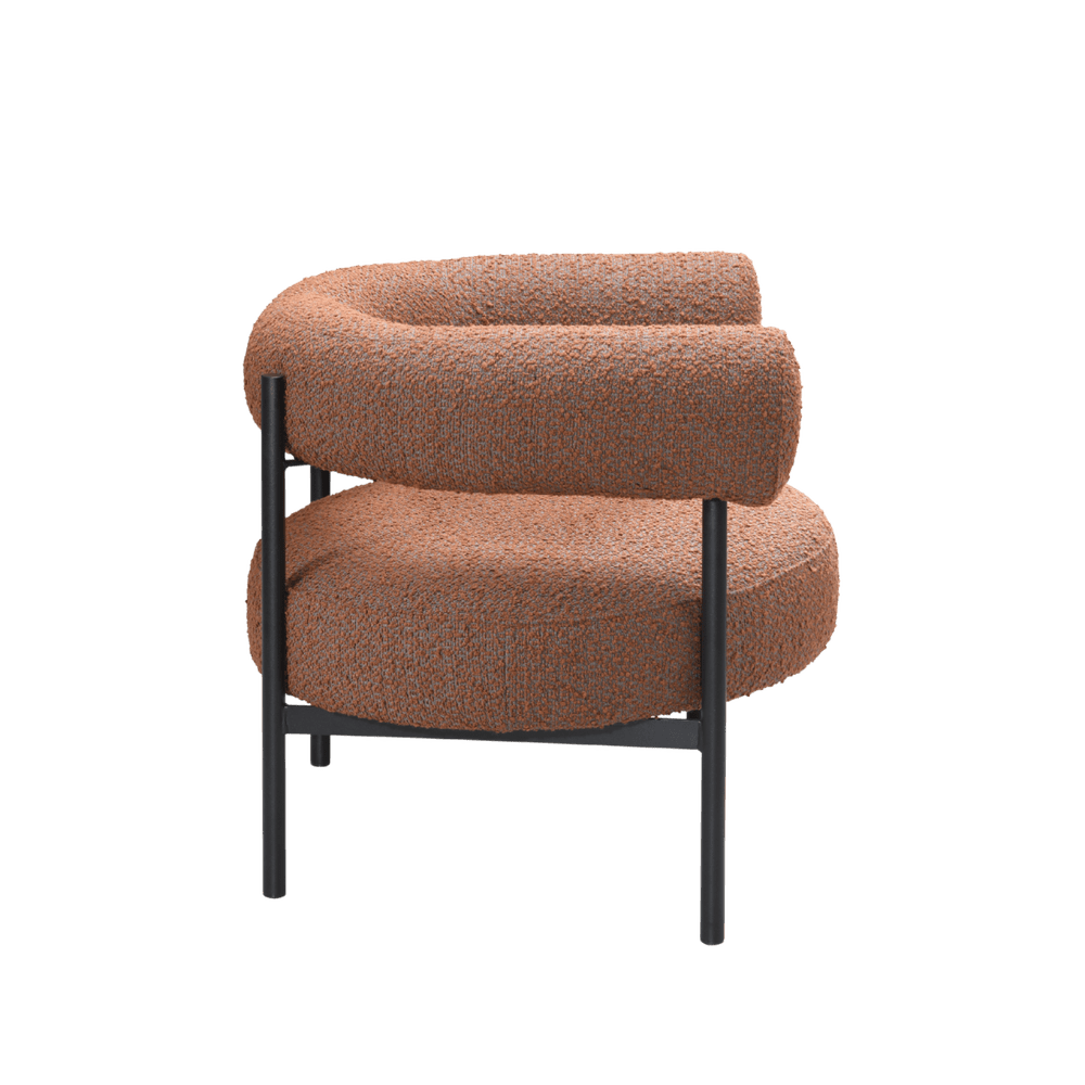 Eclipse Occasional Chair (Crib 5) - Burnt Orange