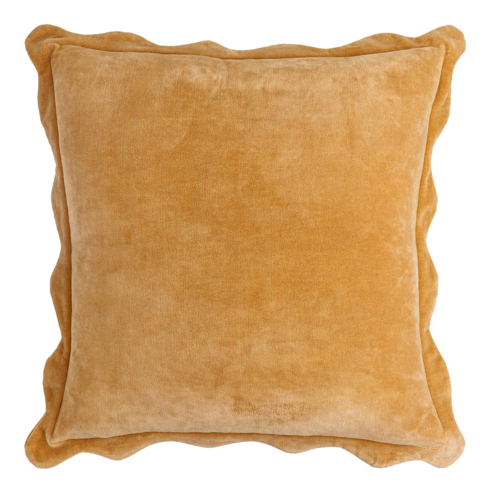 Effervescent Woven Cushion 51x51cm - Mustard Keiichi 1