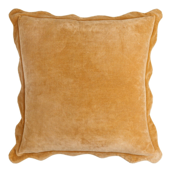 Effervescent Woven Cushion 51x51cm - Mustard Keiichi 1